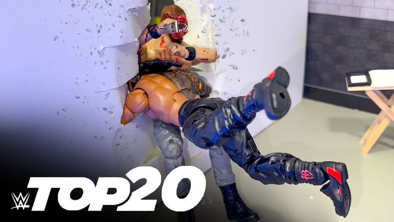 20 самых экстремальных моментов с фигурками WWE в 2022 году!
