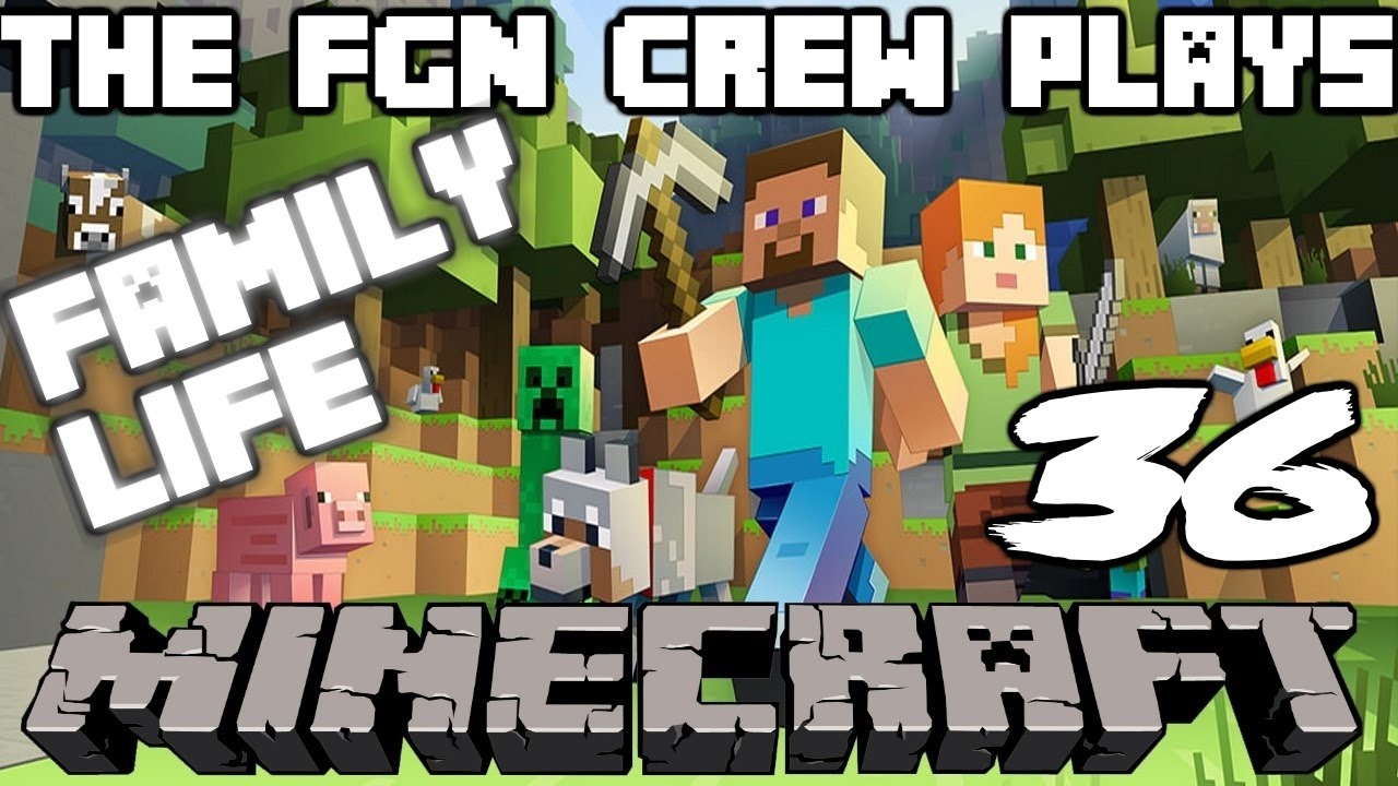 The FGN Crew Plays: Minecraft Family Life #36 - The Strange Horse (PC)
