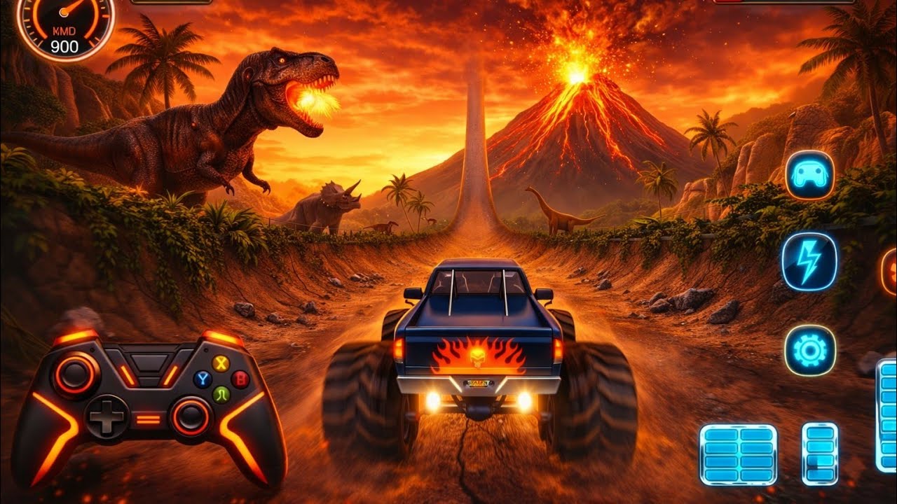 Monster Truck Mega Ramp Impossible Driver | Ultimate Car Stunts GT Racing Gameplay (Android)