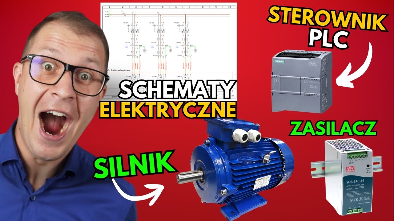 Automatyka dla Początkujących &ndash; Czytanie Schemat&oacute;w, Zasilanie, Silniki, Czujniki, Sterowanie PLC
