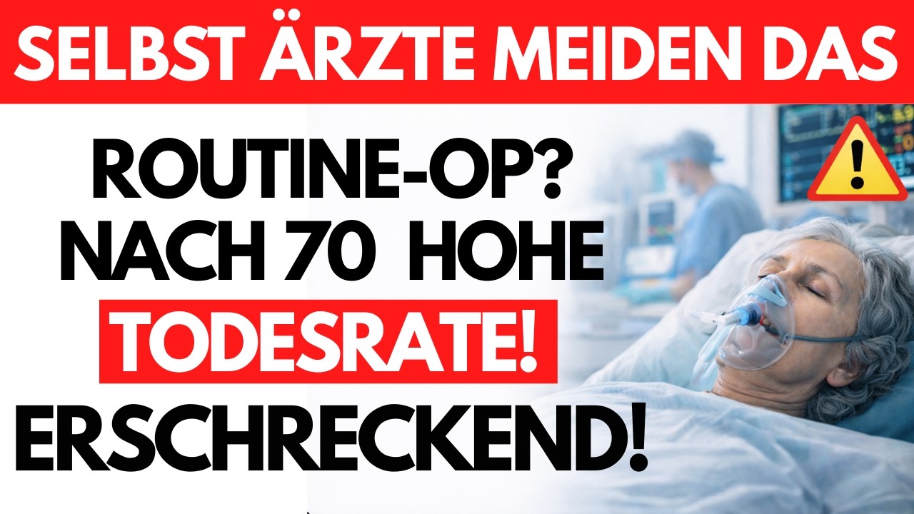 Diesen Routineeingriff würde ich nach 70 NIEMALS machen lassen – die Todesrate ist ERSCHRECKEND!