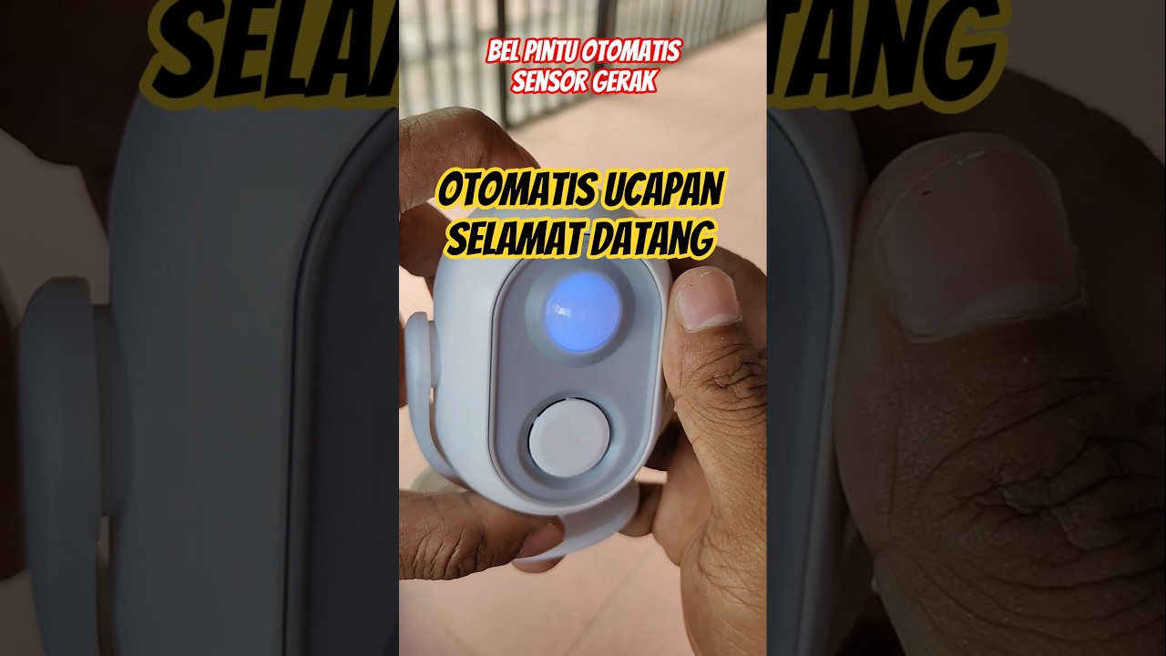 Bel pintu otomatis pakai sensor gerak #bel #belotomatis #belsensorgerak #beltoko #belpintutoko