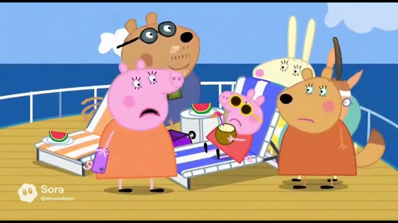 People gets grounded ( on the Luggage and with a Cruise ship)