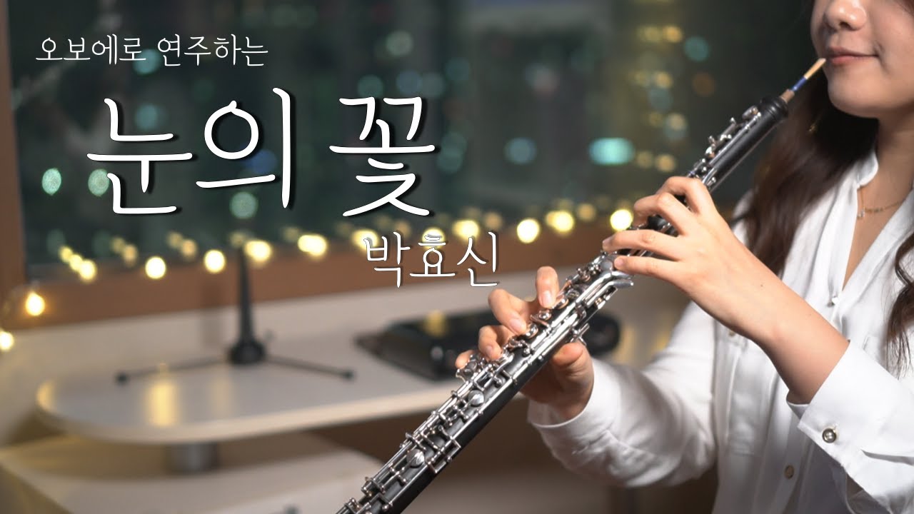 박효신「눈의 꽃」오보에 연주 ❄눈 오는 날 듣기 좋은 노래 드라마ost