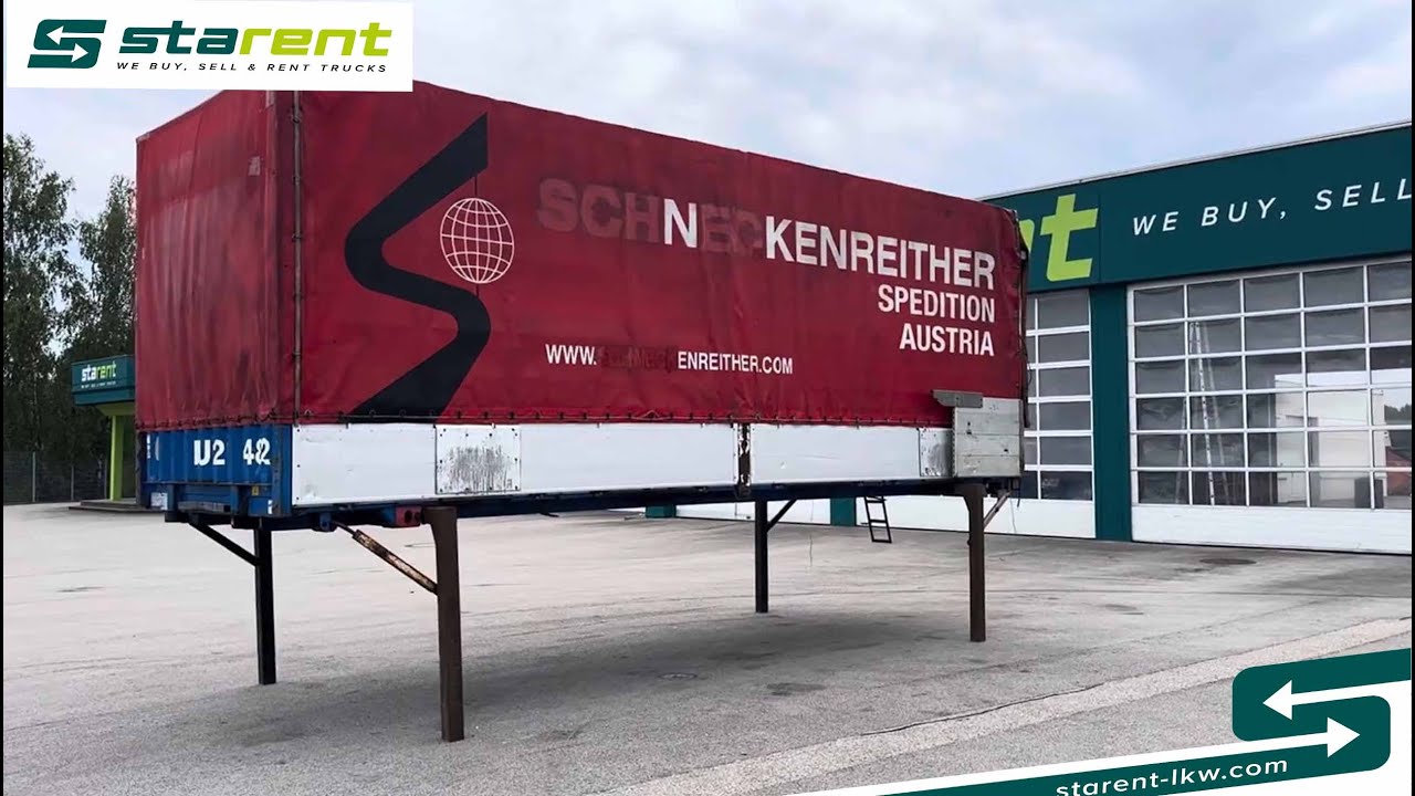verkauft - Krone, Wechselpritsche, Bordw&auml;nde, Schiebeverdeck, TR24091, www.starent-lkw.com