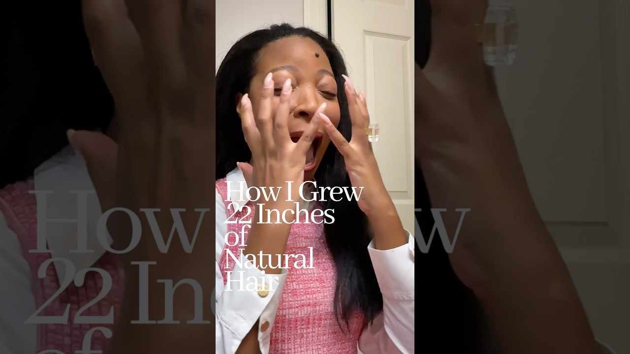 How/Why I Grew 22 INCHES of Natural Hair #twostrandtwist #naturalhair #hairgrowth