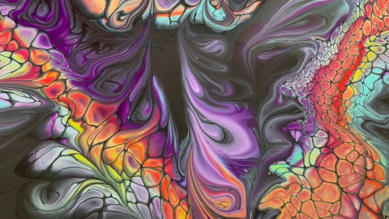 #935 One of my FAVORITE Acrylic Pours