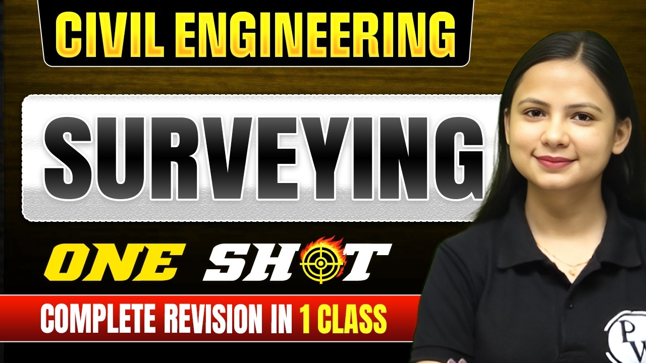 Surveying One Shot | Civil Engineering | Complete Revision for SSC JE & RRB JE 2026, State JE Exams