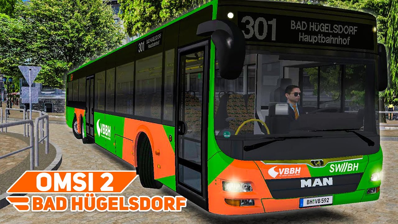 OMSI 2 Bad Hügelsdorf: Überfüllter Bus auf der Linie 301 | MAN A25 | Bus Simulator