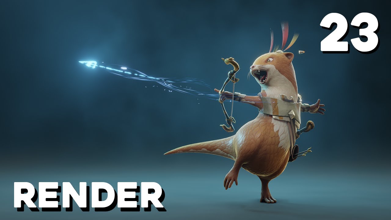 23. Iluminación y render - Creación de personajes en Blender 3.0