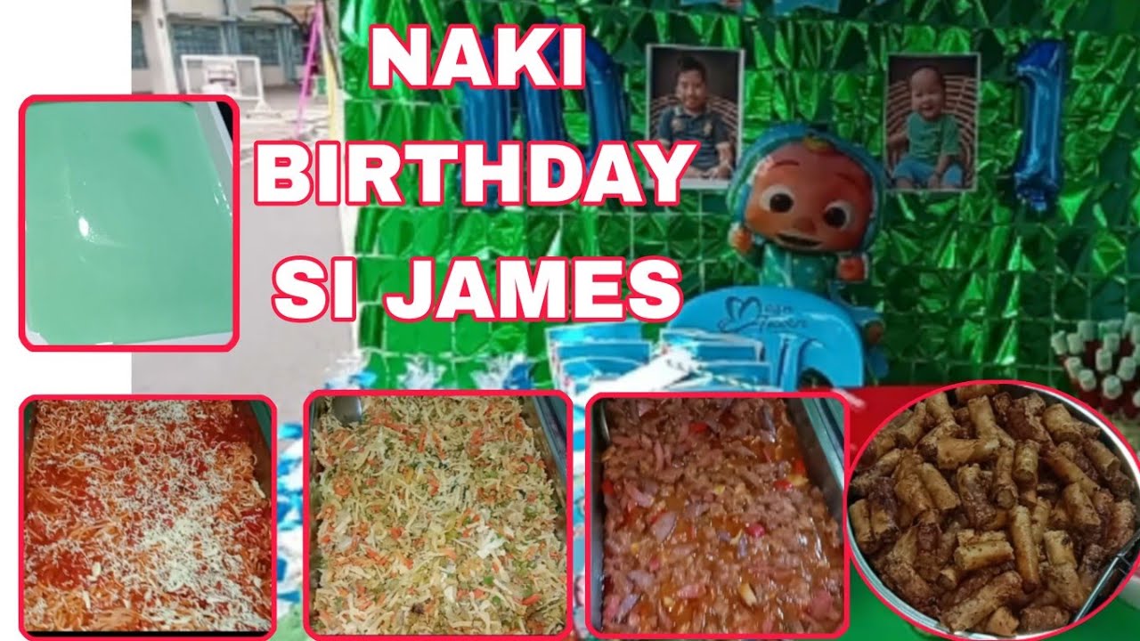UMATEND KAME NI JAMES NG BINYAG AT BIRTHDAY | NAG LUTO NG SPAGHETTI 