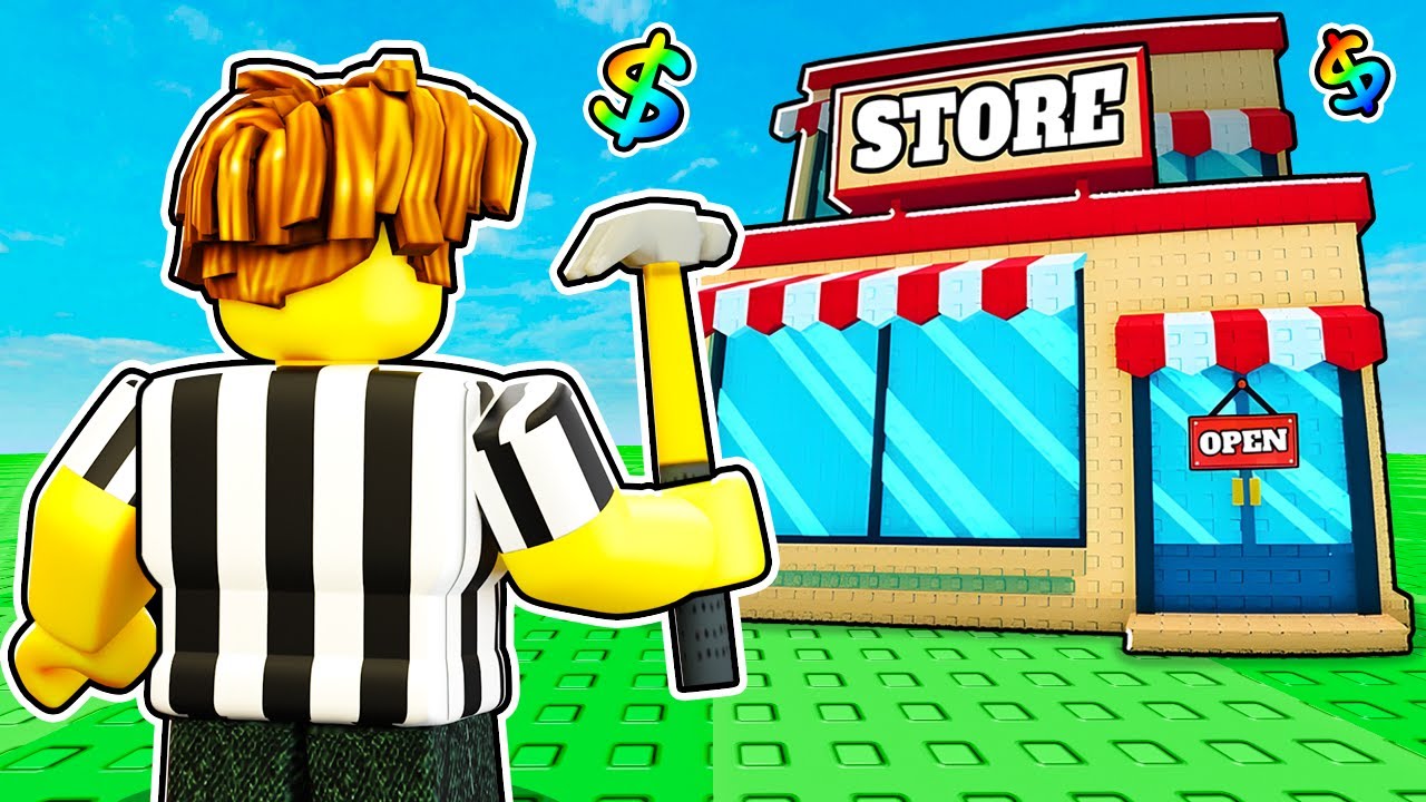 making MILLIONS in Roblox build a store...