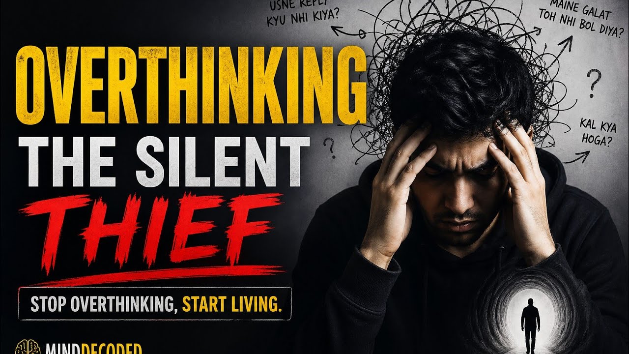 How Overthinking Is Ruining Your Life, Overthinking kaise ho rhi h life me , Overthinking thief.