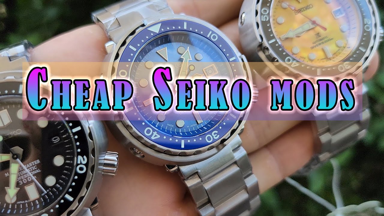 SteelDive & Seiko modify | Tuna mods comparison | Why you need to pay more??