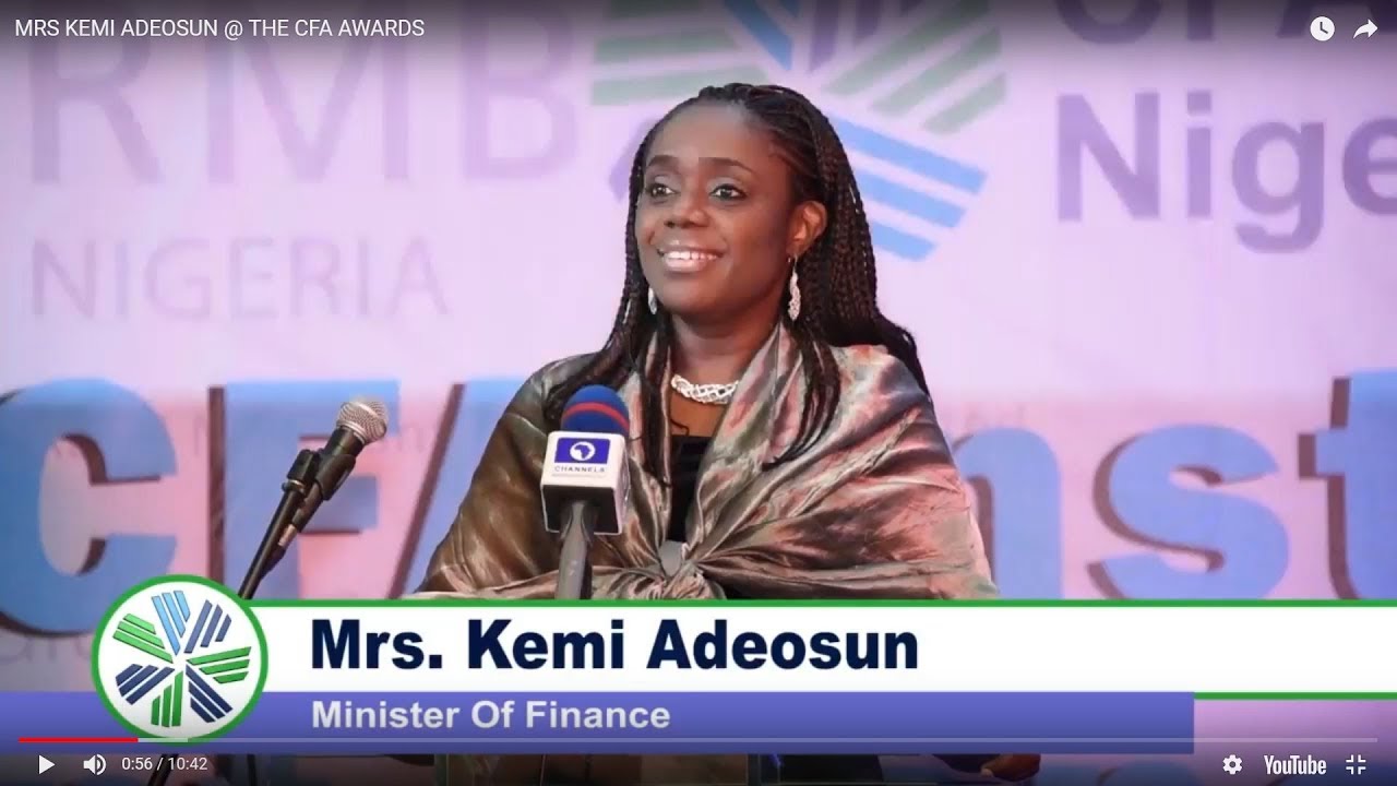 Women in Investment Management Initiative - MRS KEMI ADEOSUN, Minister of Finance