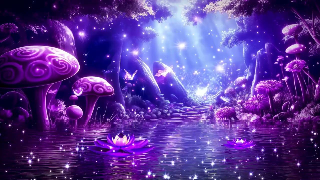 Peaceful Night 💜 Soul Soothing Sleep Music ★ Mystical Calming Music To Help You Sleep