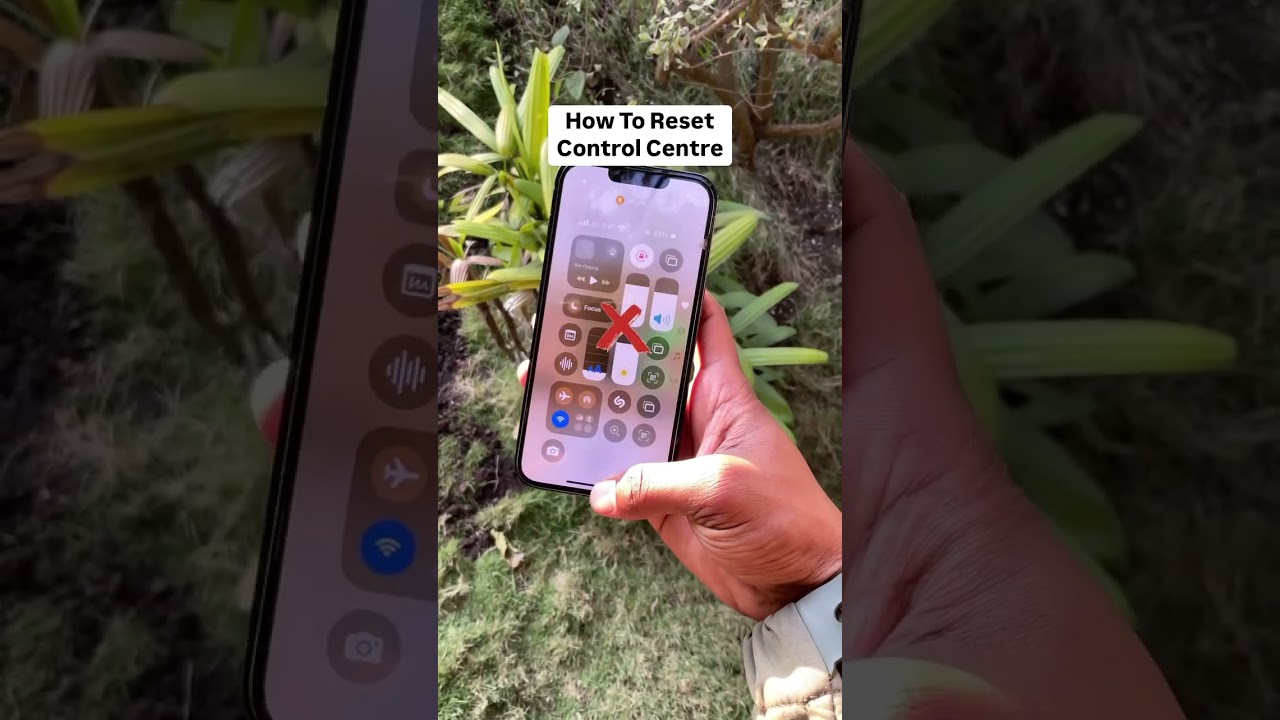 How to reset control centre #smartphone