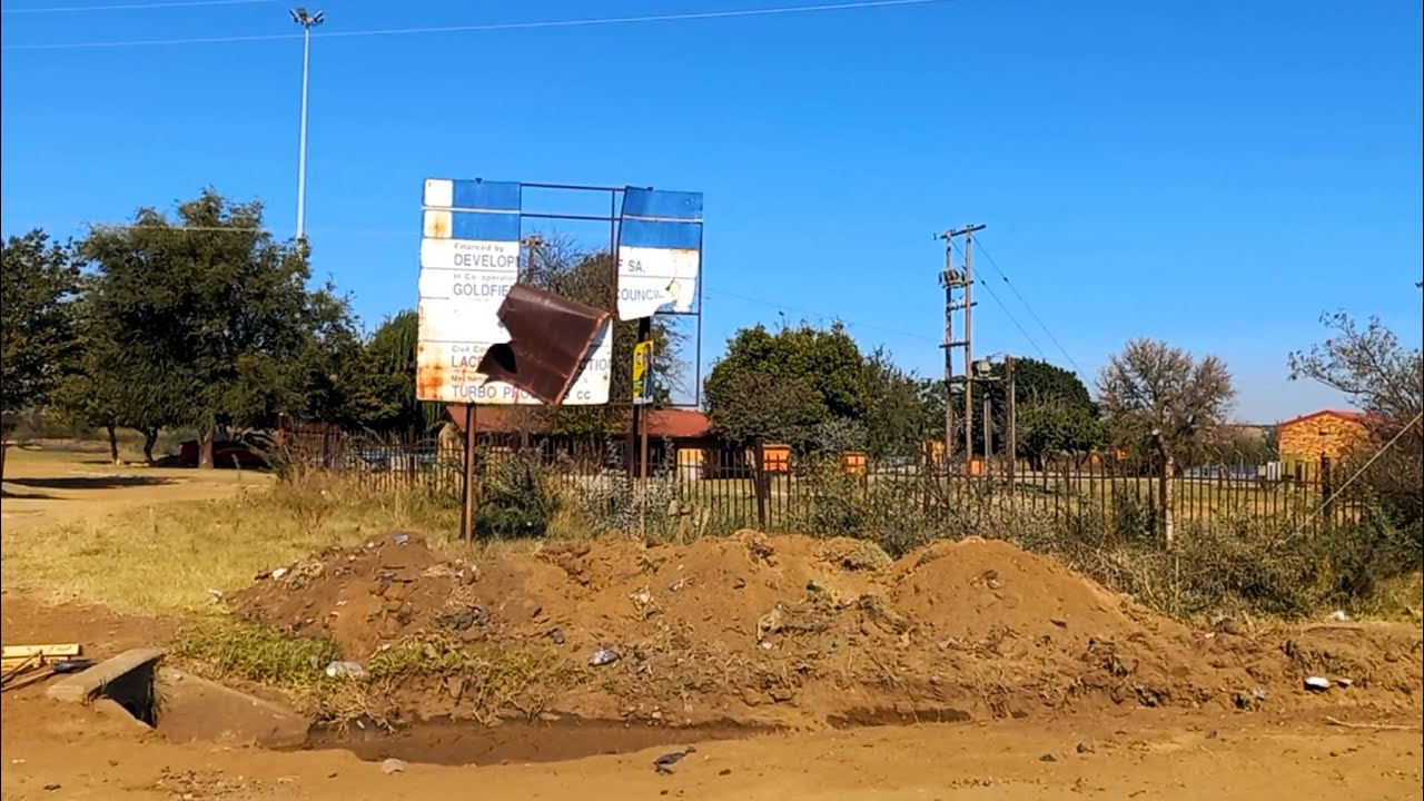 Day 97 - Roadside works near Bothaville in South Africa