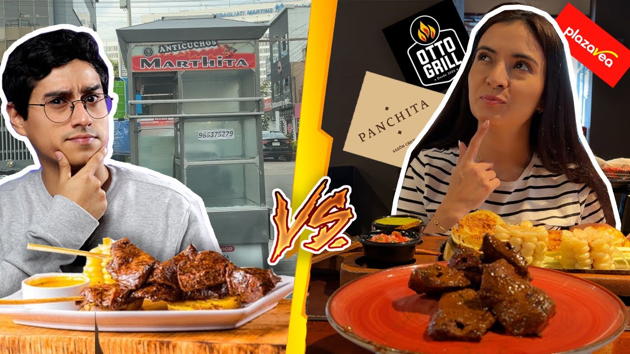 ANTICUCHOS: CARRETILLA vs FAST FOOD vs SUPERMERCADO vs RESTAURANTE (&iquest;Cu&aacute;l es el mejor?)