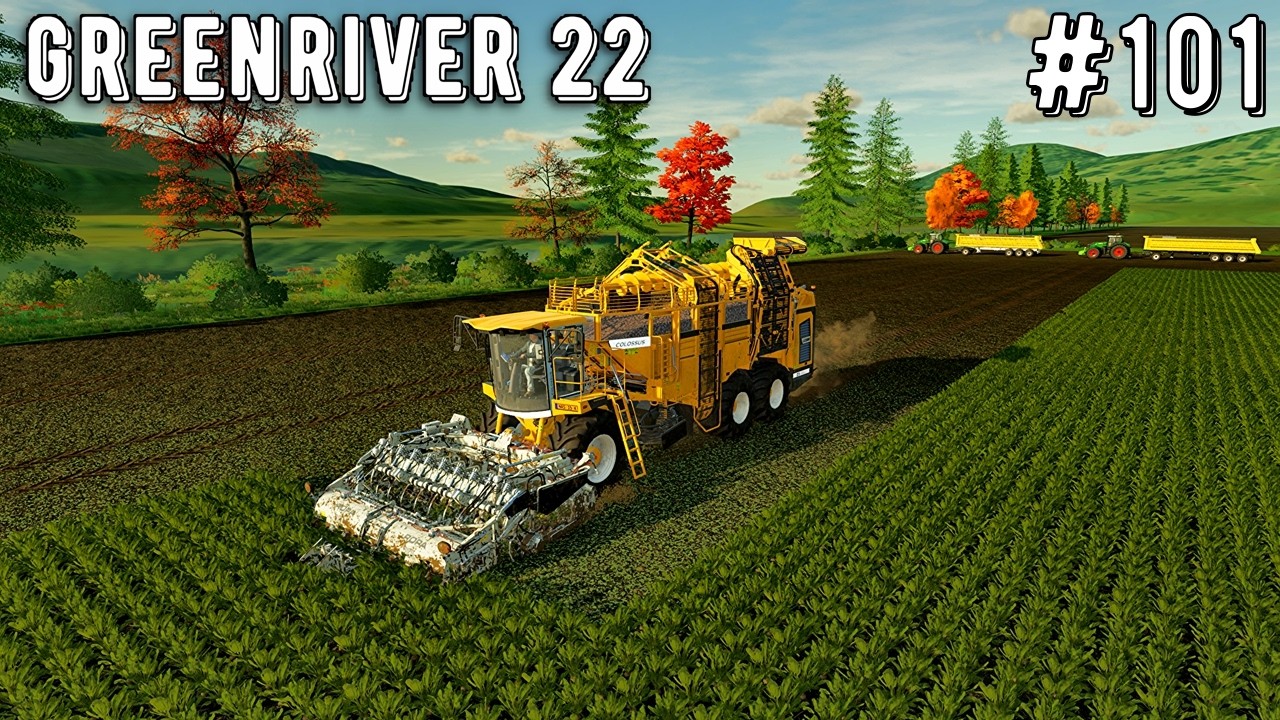 farming Simulator 22 fs22 timelapse Ep # 101 GreenRiver 22   fs22 Mods