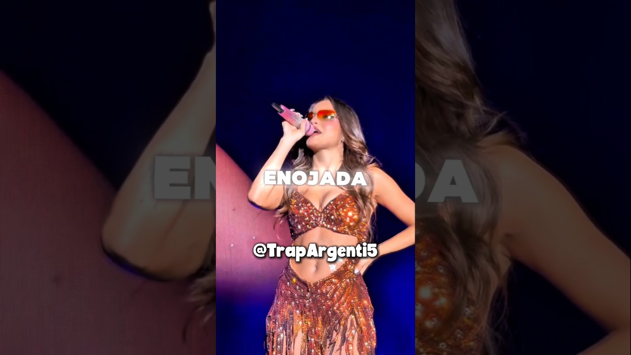 Emilia enojada en M&eacute;xico porque nadie le hac&iacute;a caso en su show😡🇲🇽 #mexico #emilia #emiliamernes