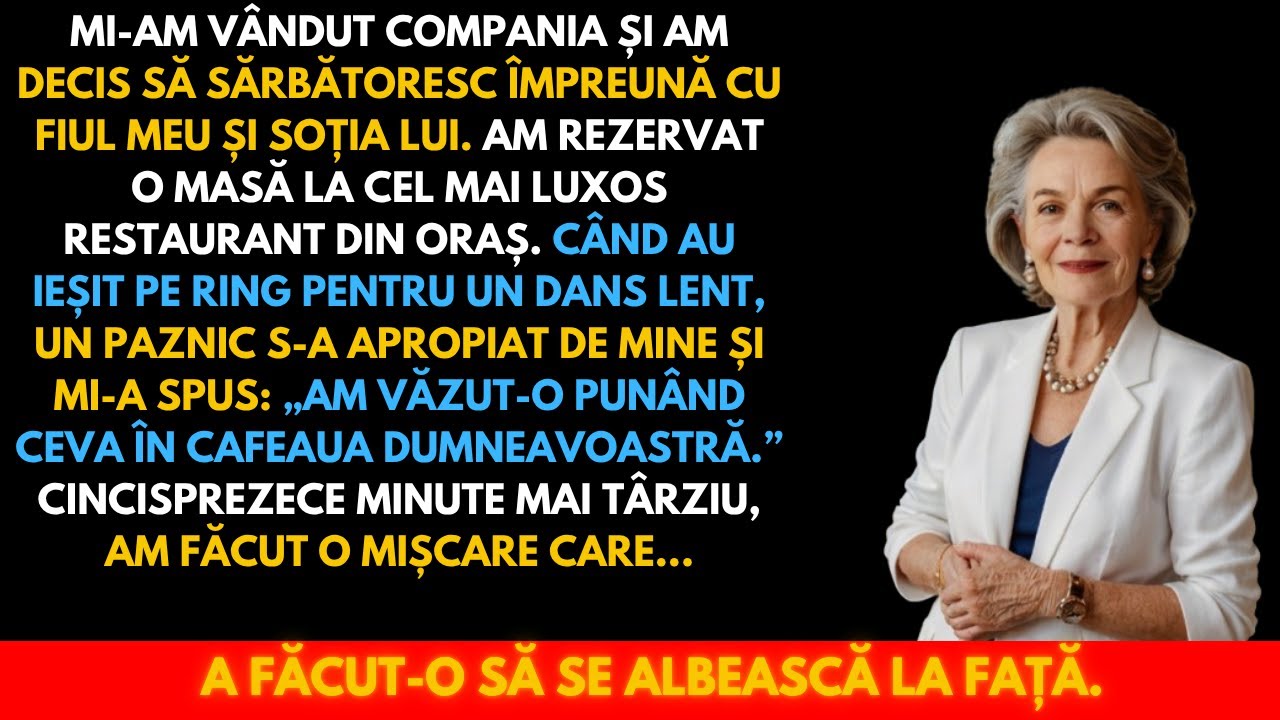 Când Nora Mea a Plecat, Paznicul Restaurantului Mi-a Șoptit: „Am Văzut-o Punând Ceva în Paharul Tău”