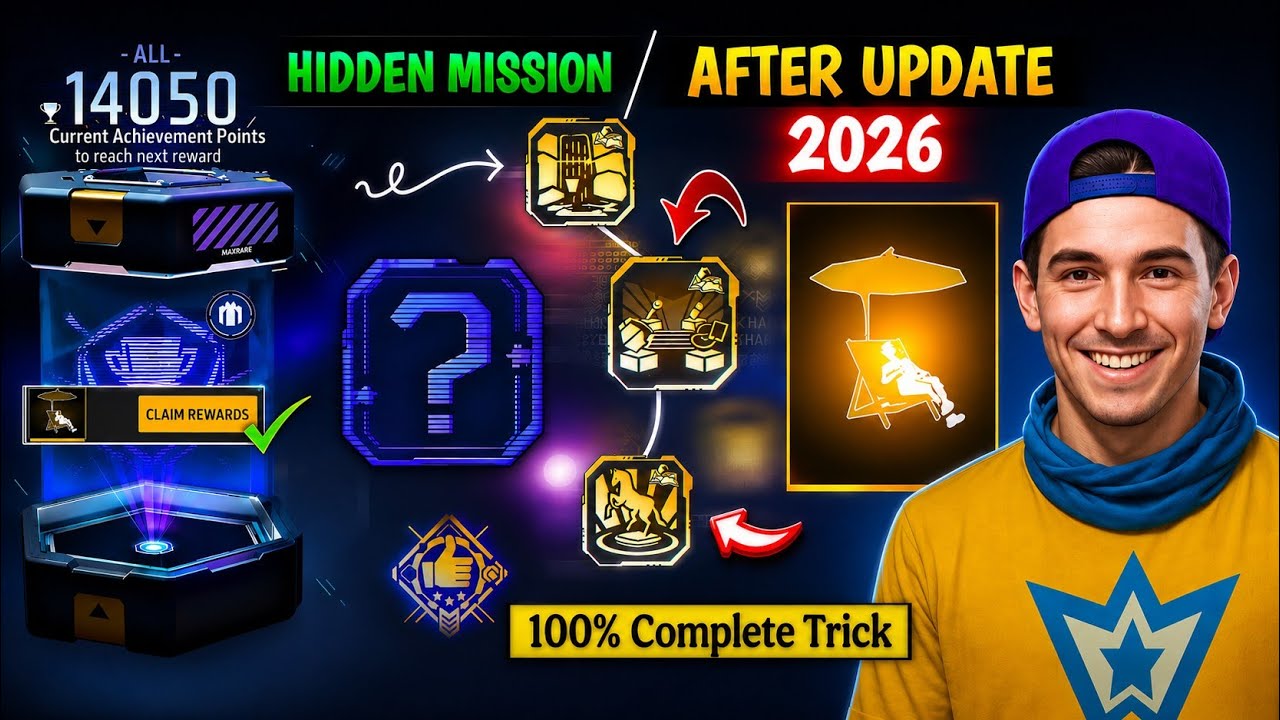 18000 Points NEW Rare Rewards🤯How To Complete All Achievement Mission In Free Fire 1 DAY 2025 Tricks