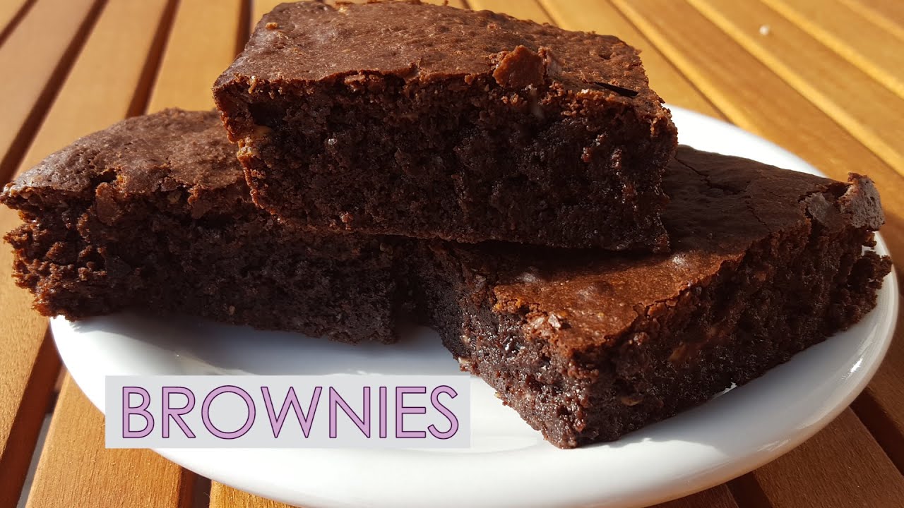 Brownies de chocolate - Paso a paso - Caseros y jugosos