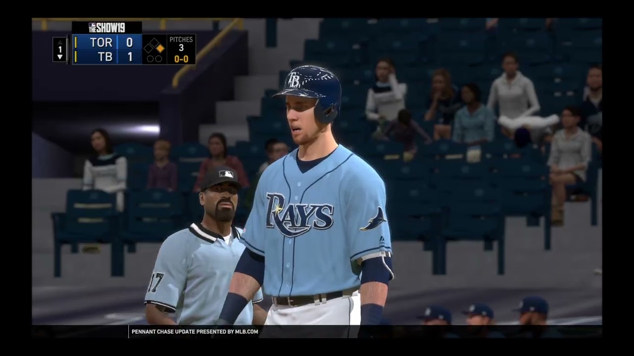 MLB® The Show™ 19 Franchise Mode Game 143 Tampa Bay Rays vs Toronto Blue Jays Part 1
