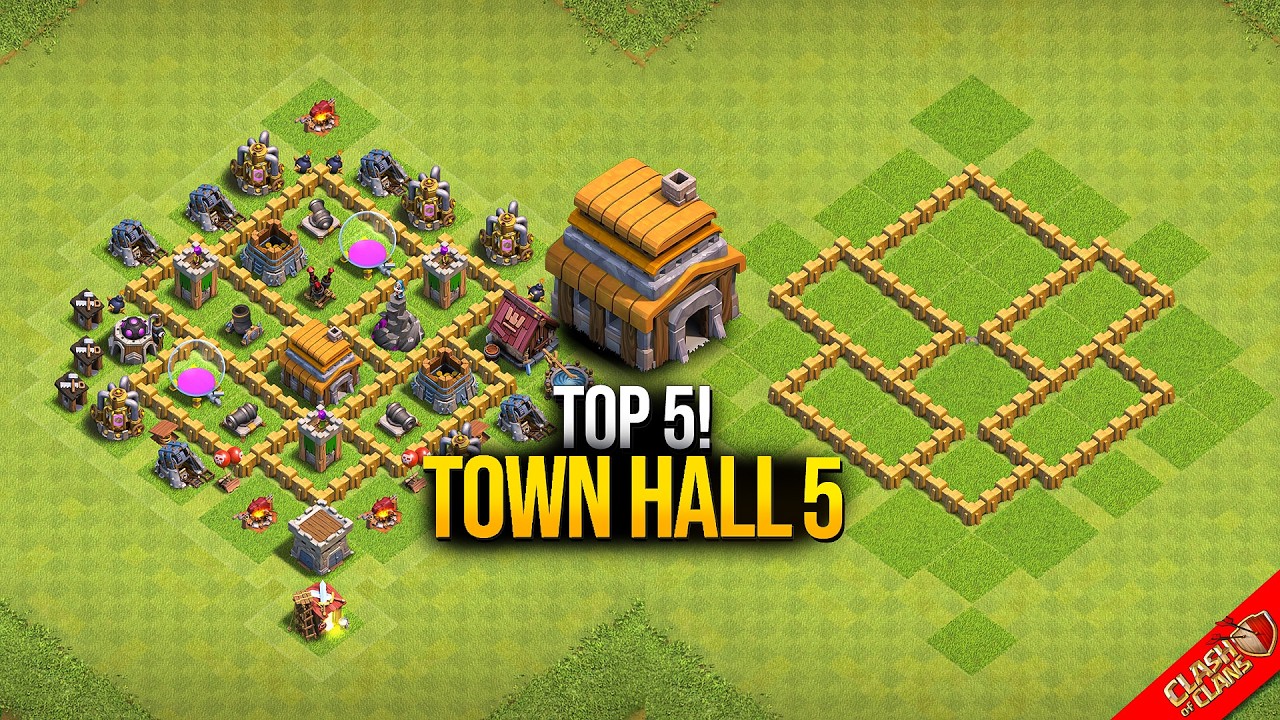 Th5 Most Powerful Top 5 Bases 2026 (With copy link ) | Th5 best base layouts | TH5 Base