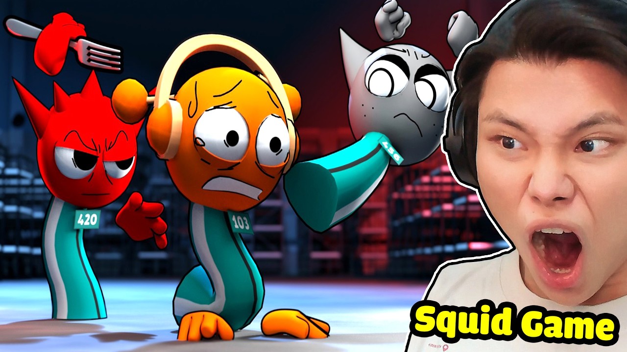 GIA ĐÌNH SPRUNKI THAM GIA TRÒ CHƠI CON MỰC SIÊU HÀI🦑🌈JAYGRAY NHỊN CƯỜI INCREDIBOX SPRUNKI ANIMATION