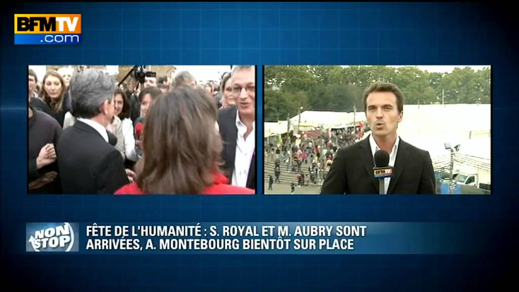 Fête de l'Huma : arrivée de Martine Aubry