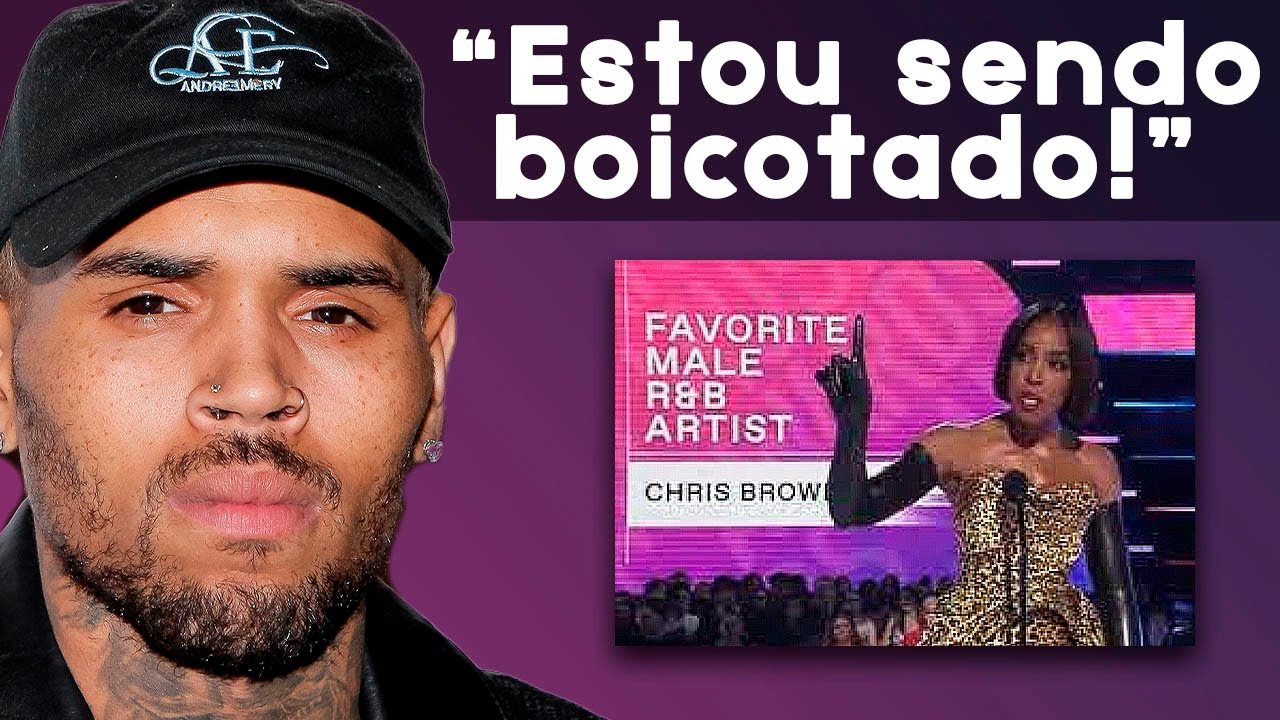 Porque Chris Brown foi Vaiado e Banido do AMA