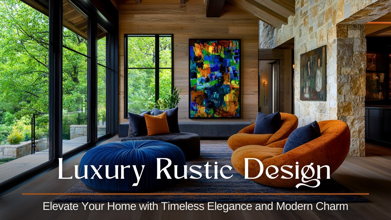 High-End Rustic Elegance: Luxe Looks for the Discerning Decorator