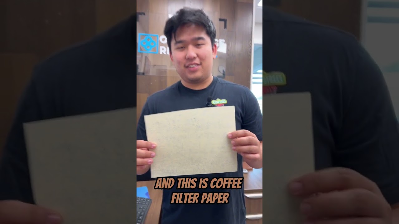Material of the Week : Coffee Filter Paper