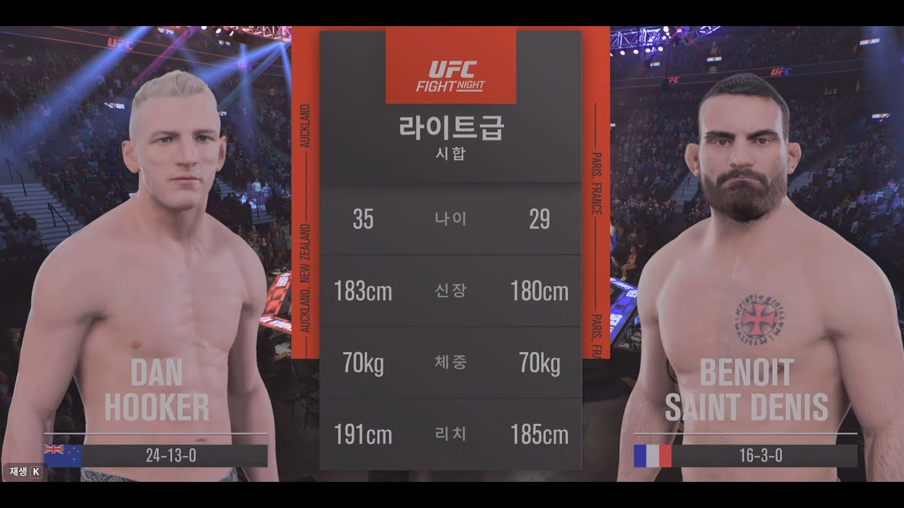 댄 후커 vs 브누아 생드니 [UFC 325]