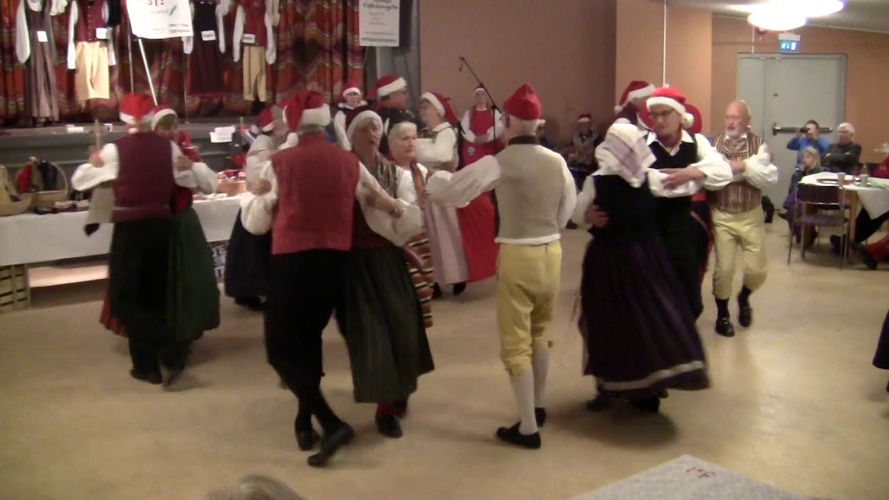 Dans på Julmarknad i Spångafolkan 2018