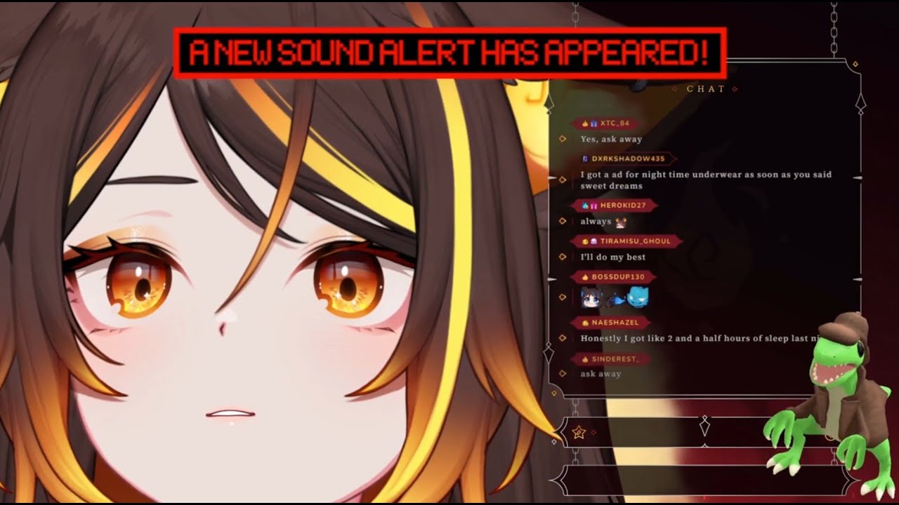 Sinder gets a new Sound Alert