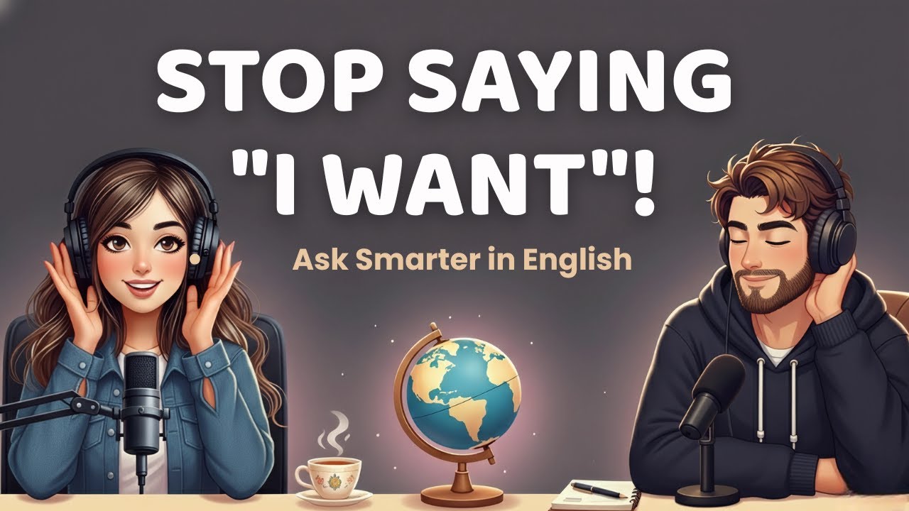 Stop Saying “I WANT” 🚫 Smarter Ways to Ask in English | Podcast For Easy English Conversation