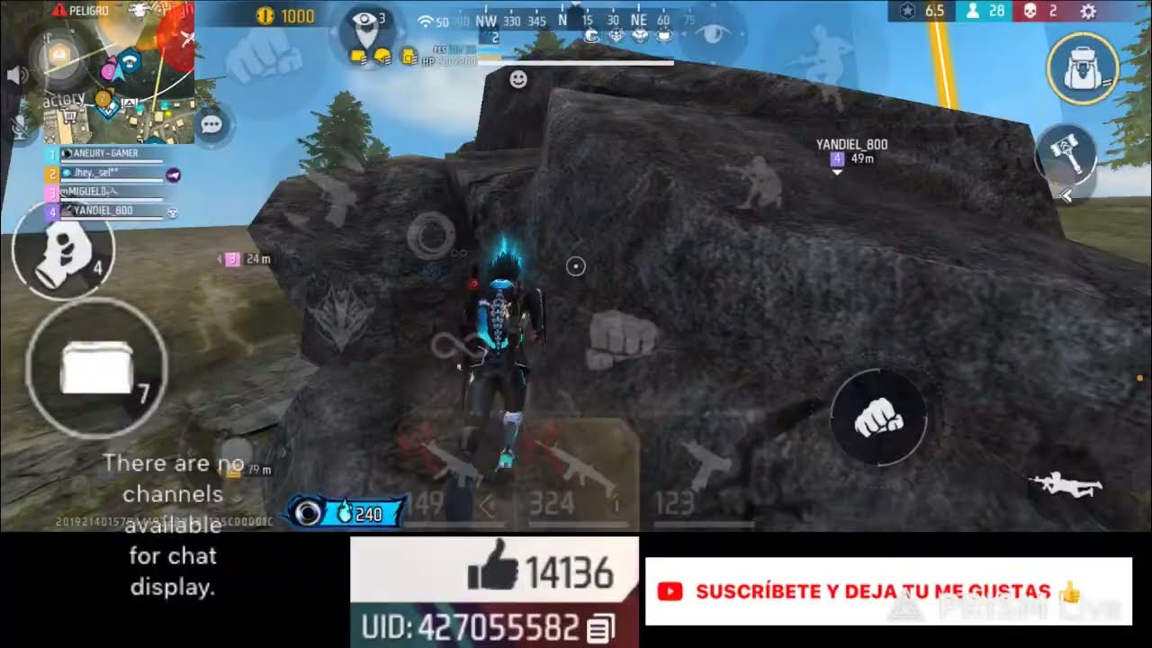 JUGANDO FREE FIRE EN VIVO