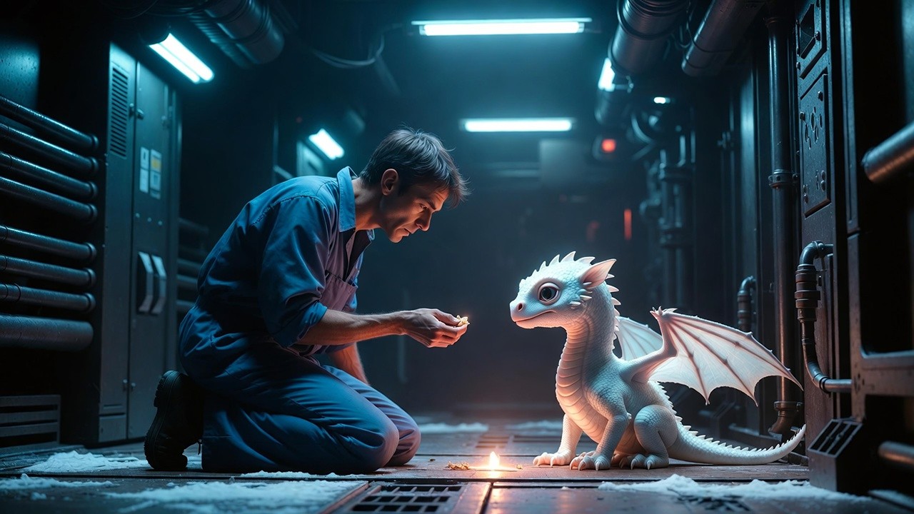 No One Helped the Starving Dragon Princess—Except a Human Janitor  HFY Sci Fi Story