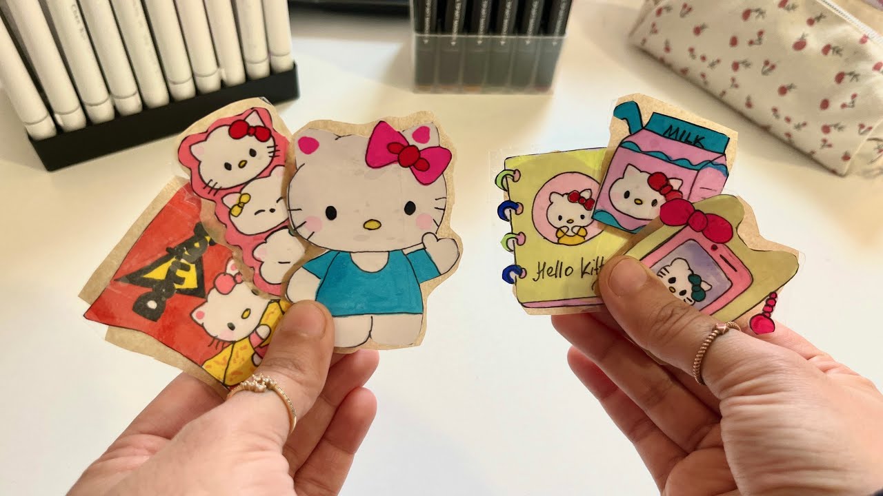 Coloring Cute Stickers Live 🔴 Let’s Color Together