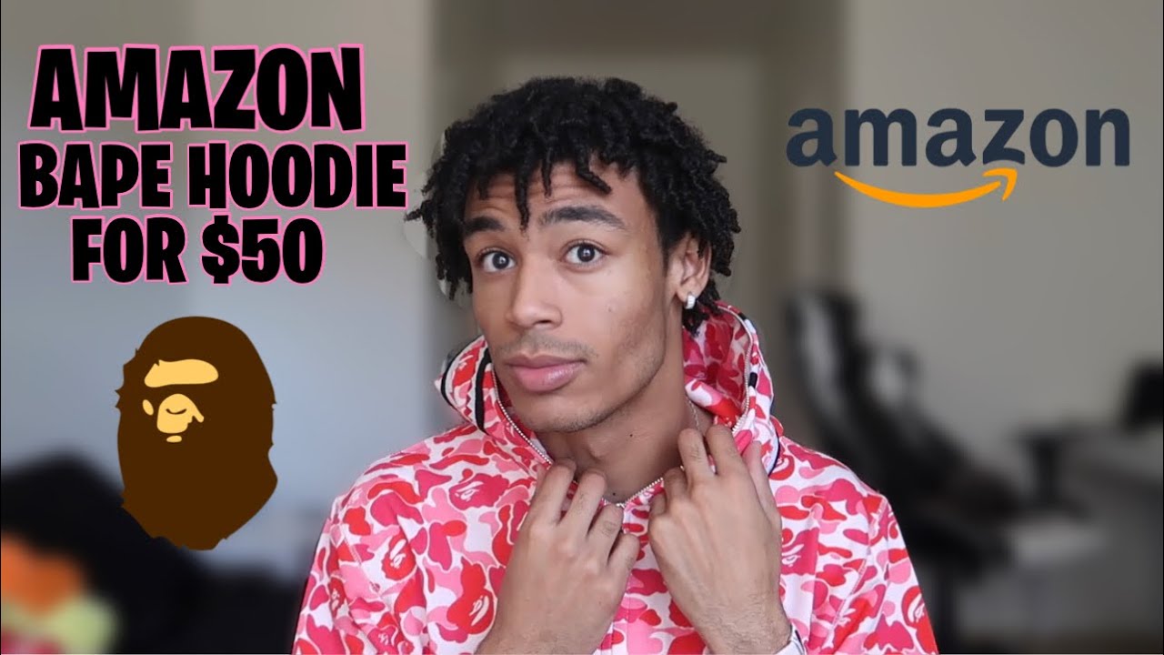 AMAZON BAPE HOODIE FOR $50