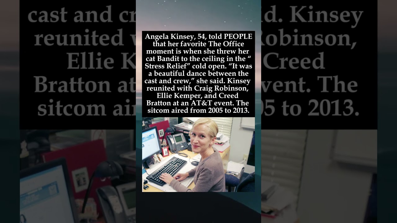 Angela Kinsey&rsquo;s Favorite Office Scene: Throwing the Cat in &ldquo;Stress Relief&rdquo; #AngelaKinsey #TheOffice