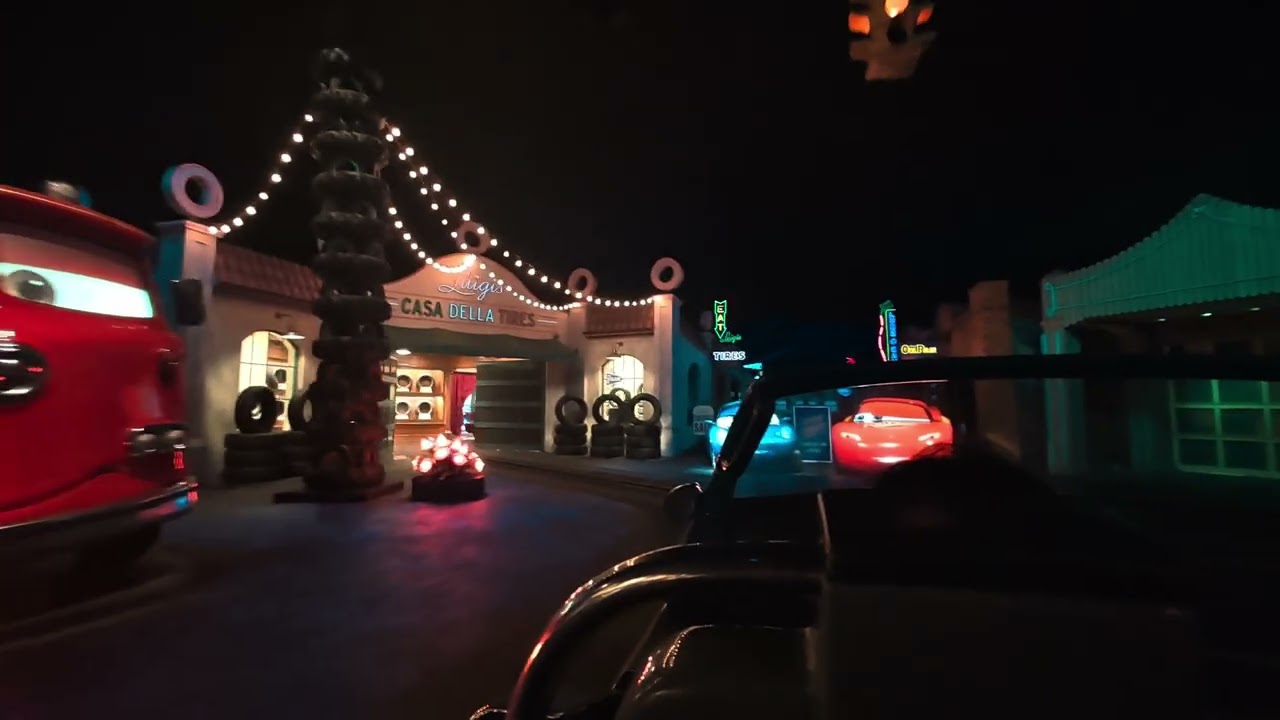 Radiator Springs Racers Ride at Disneyland