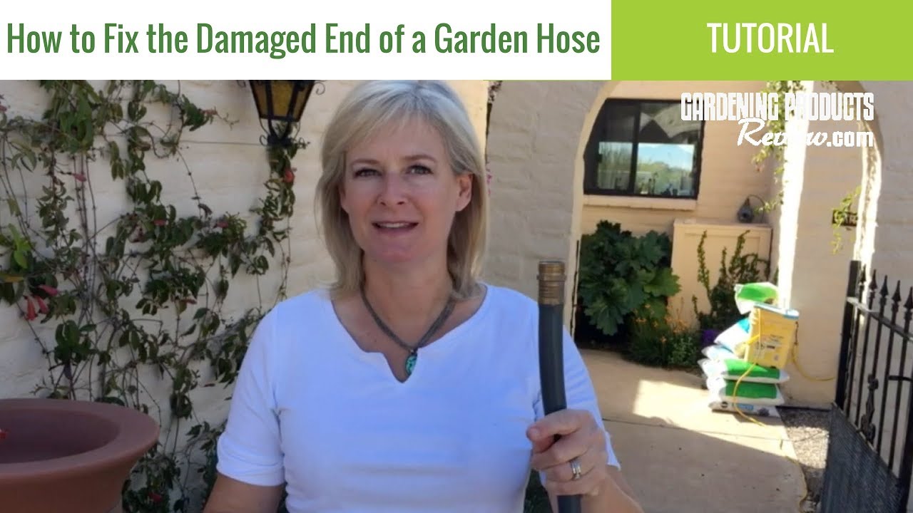 How to Repair the Damaged End of a Garden Hose