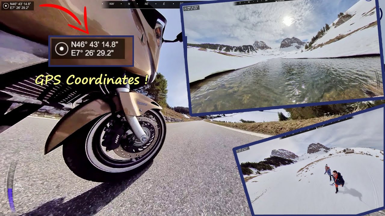 Snowy hike in Swiss Prealps - Gurnigel Pass Motorcycle Ride - Picnic at 1750m alt.