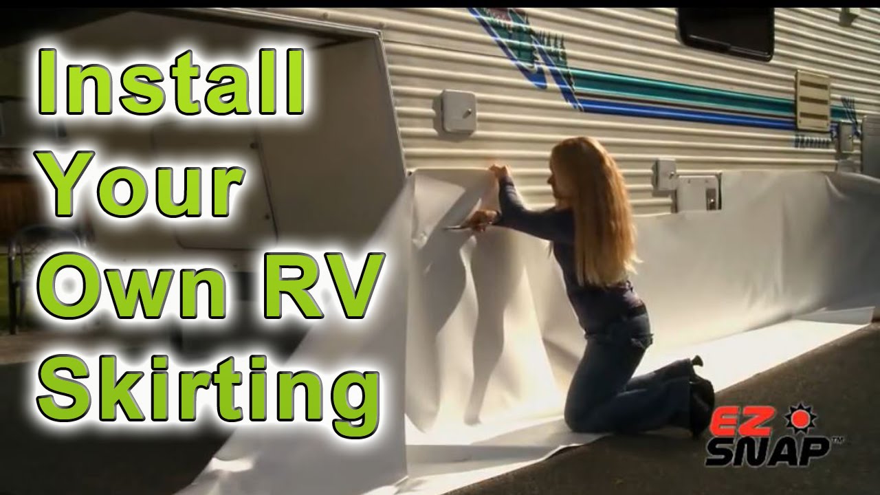 RV Skirting & Fifth Wheel RV Skirting - Review and Winterize with our 
