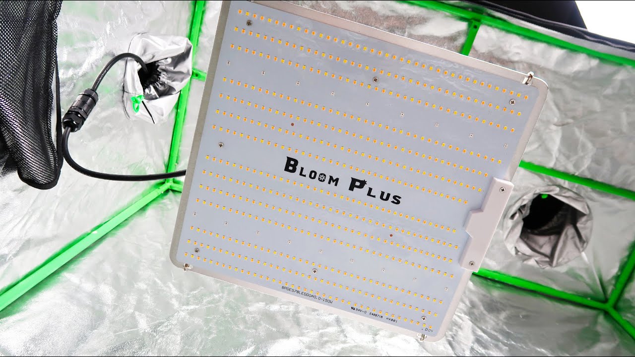 Распаковка светодиодного фитолампы Bloom Plus BP-1500, тест PAR и тепловой тест!