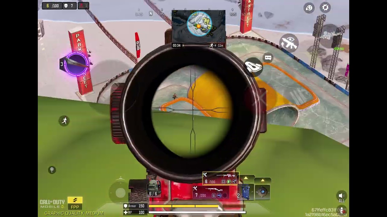 Sniping in codm battle royal. 